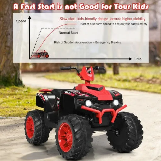 12V Kids 4-Wheeler ATV Quad Ride On Car -Red