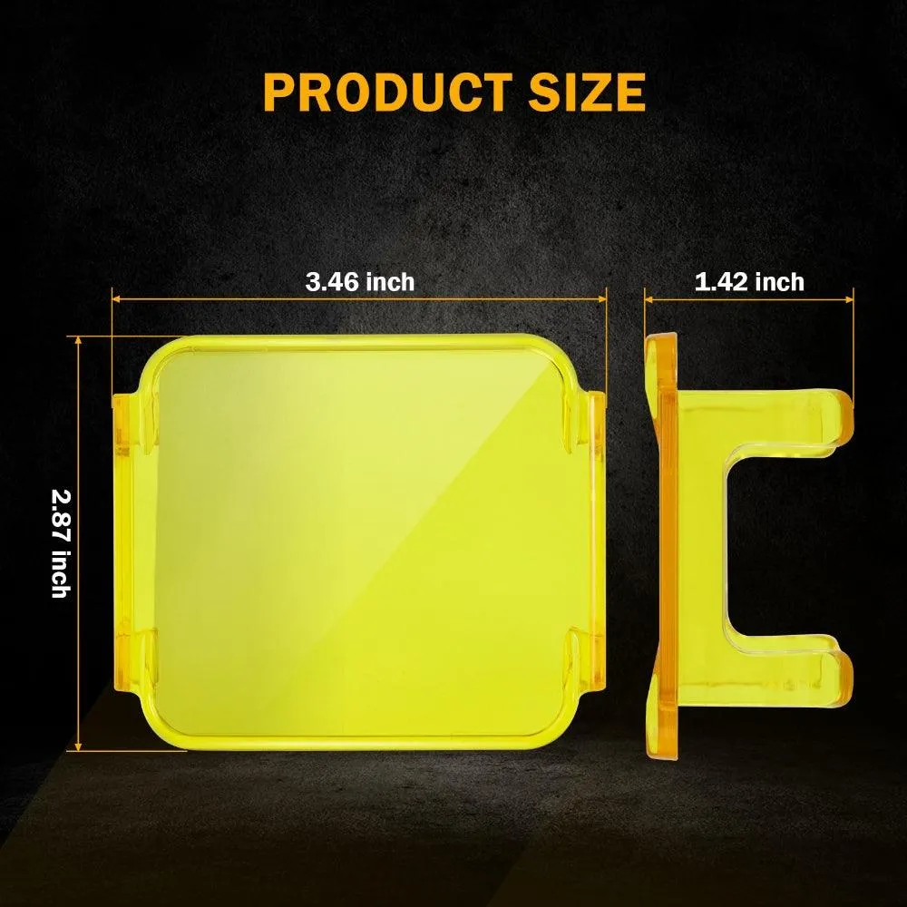 3 Inch 40W LED Pods Light Spot/Flood Multicolor frame with wiring harness for SUV ATV UTV Trucks Pickup Boat