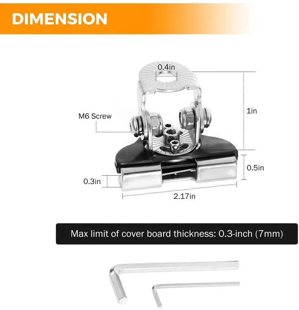 3 Inch Spot/Flood Beam LED Pods Light   Universal LED Working Lights Mounting Brackets