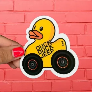 3x3 Duck Duck Jeep Stickers