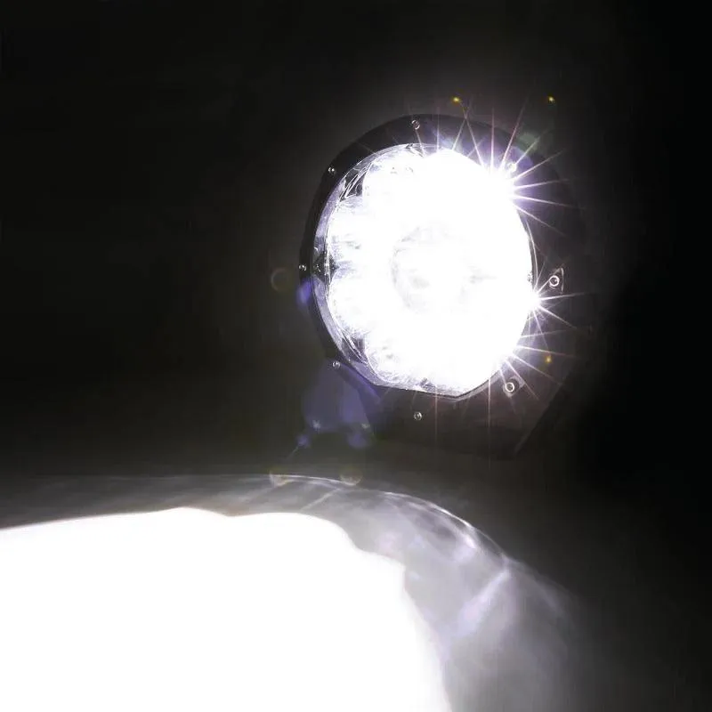 7 Inch 90W Round Spot Beam Offroad LED Driving Lights W/SAE Compliant