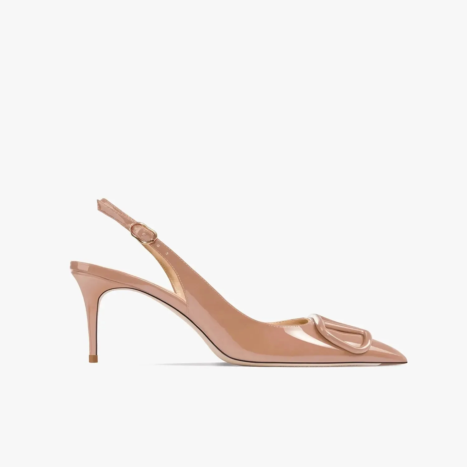 Adora Nude Slingback Sandals