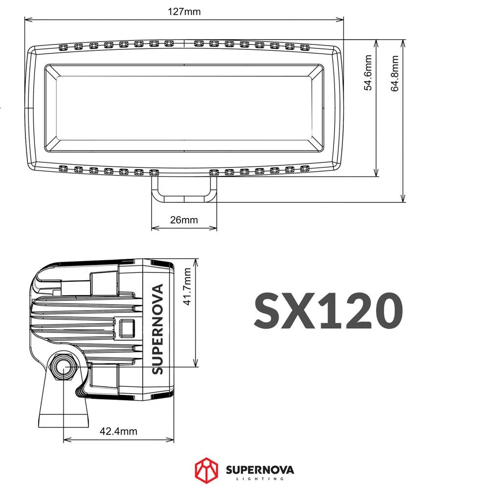 Altiq SX120 LED Flood Work Light