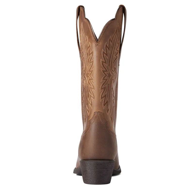 'Ariat' Women's Heritage R Toe - Distressed Brown