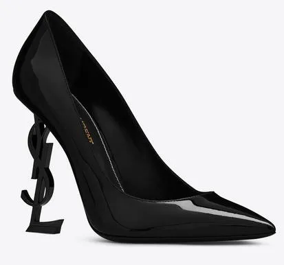 Black Patent Opyum Pumps