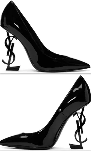 Black Patent Opyum Pumps