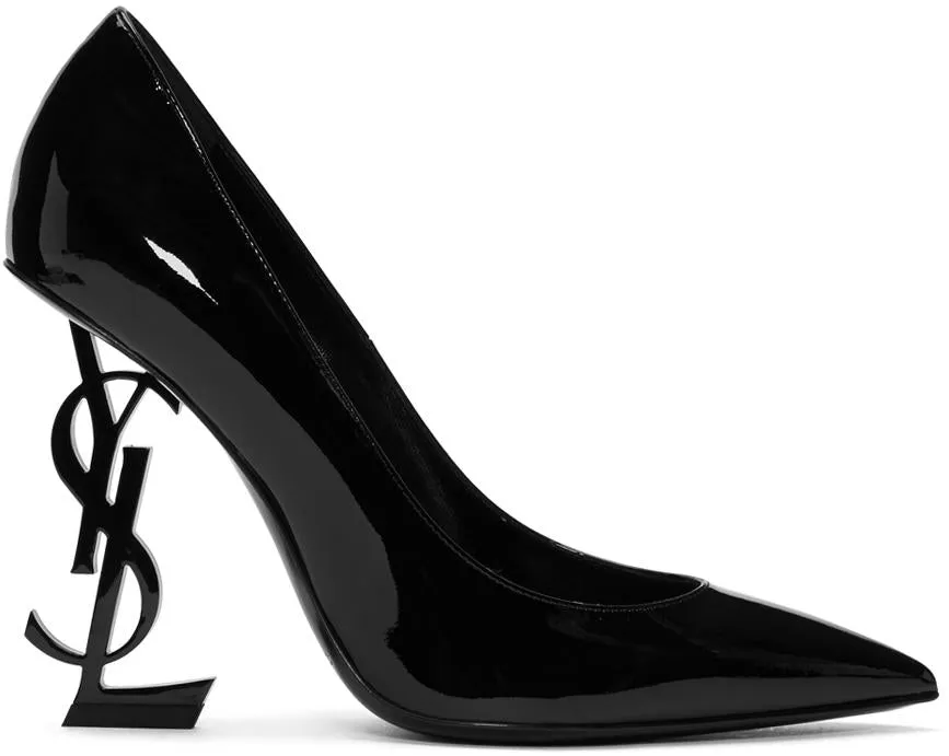 Black Patent Opyum Pumps