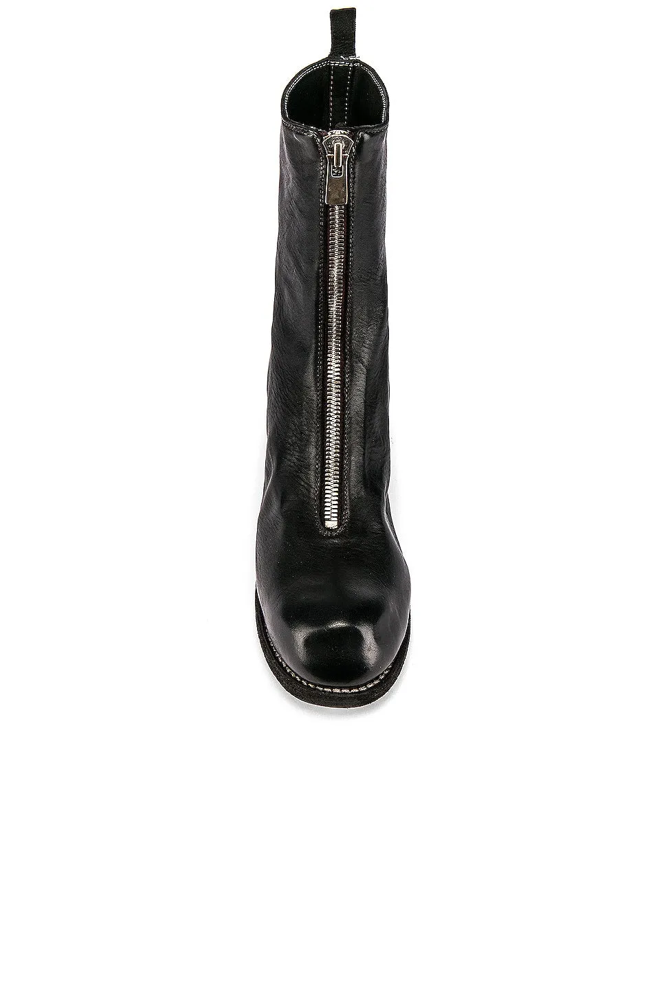 Boots Guidi PL2 Full Grain Horse Front Zip, black