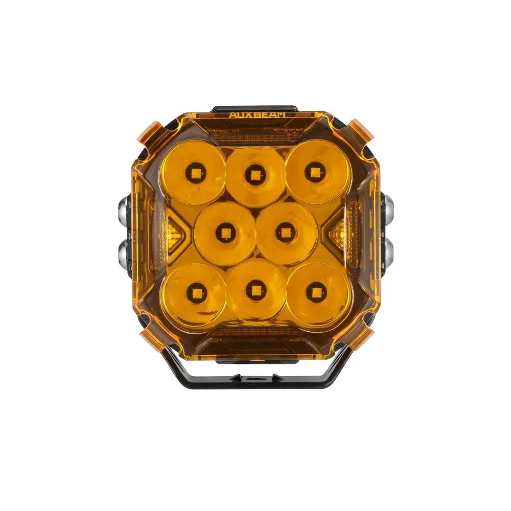 CUBE-Z Series 4 Inch Spot LED Pod Lights Off Road Lights with White DRL & Amber Turn Signal Lights