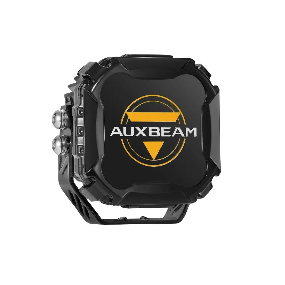 CUBE-Z Series 4 Inch Spot LED Pod Lights Off Road Lights with White DRL & Amber Turn Signal Lights