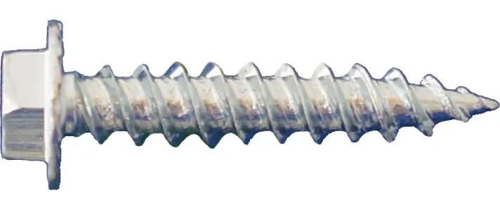 Daggerz 8" x 1/2" Hex Washer Head Metal Screws with Serrations Sheet - 15000 Qty