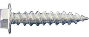 Daggerz 8" x 1/2" Hex Washer Head Metal Screws with Serrations Sheet - 15000 Qty