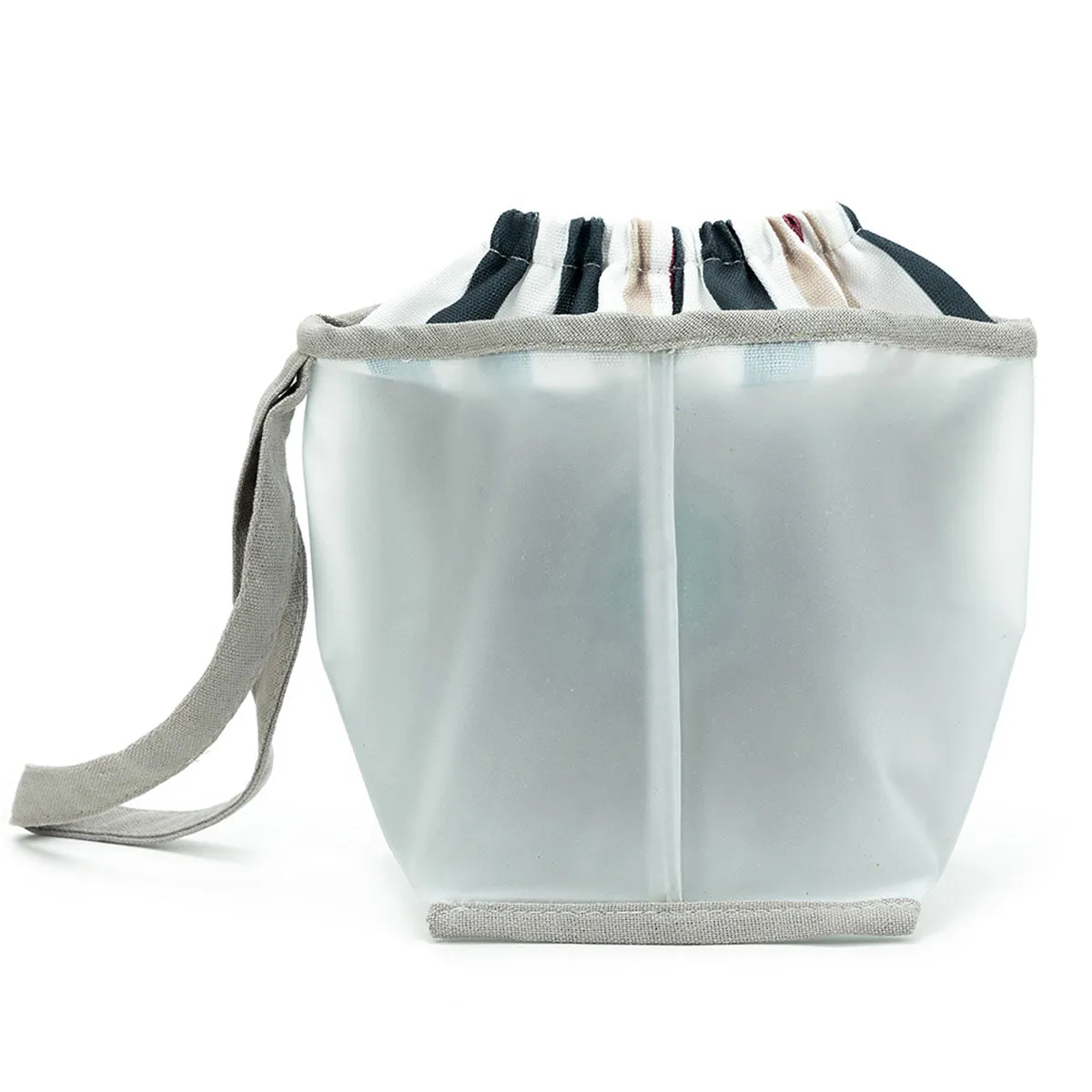 della Q Chicken Boots Clear Wristlet - *Linen - Wine