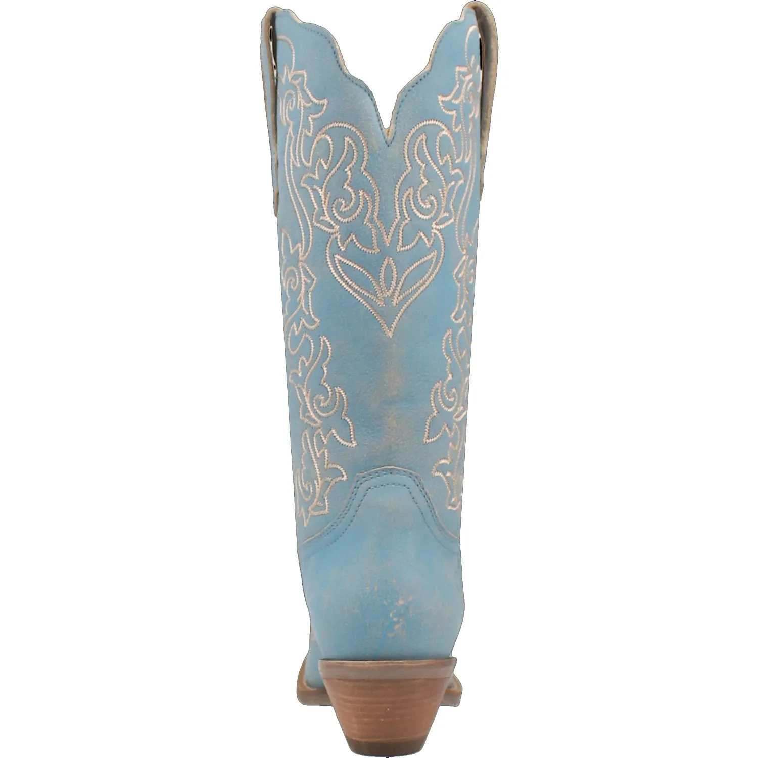Dingo Womens Flirty N Fun Blue Leather Cowboy Boots