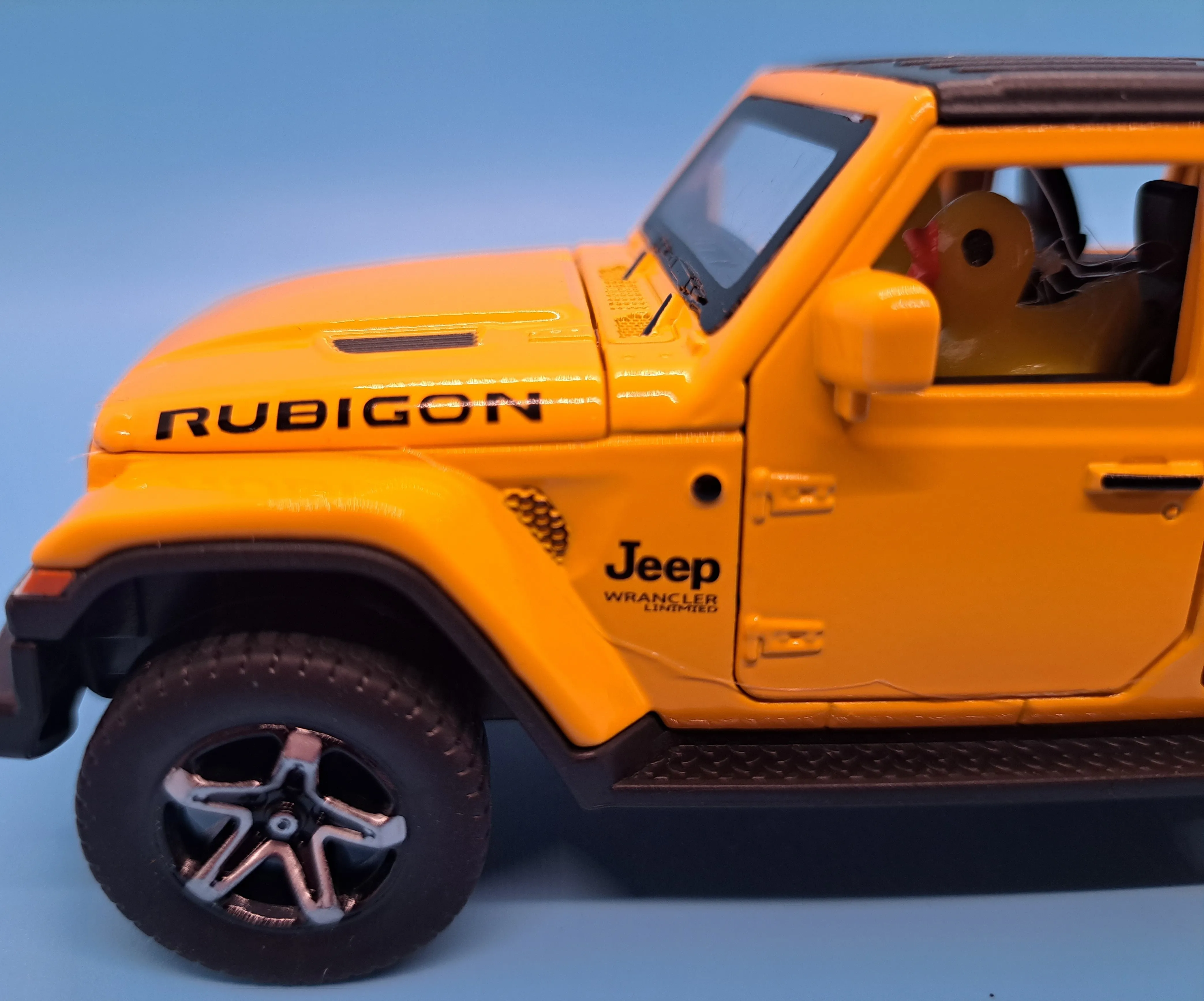 Duck Driven die cast model Jeep Wrangler