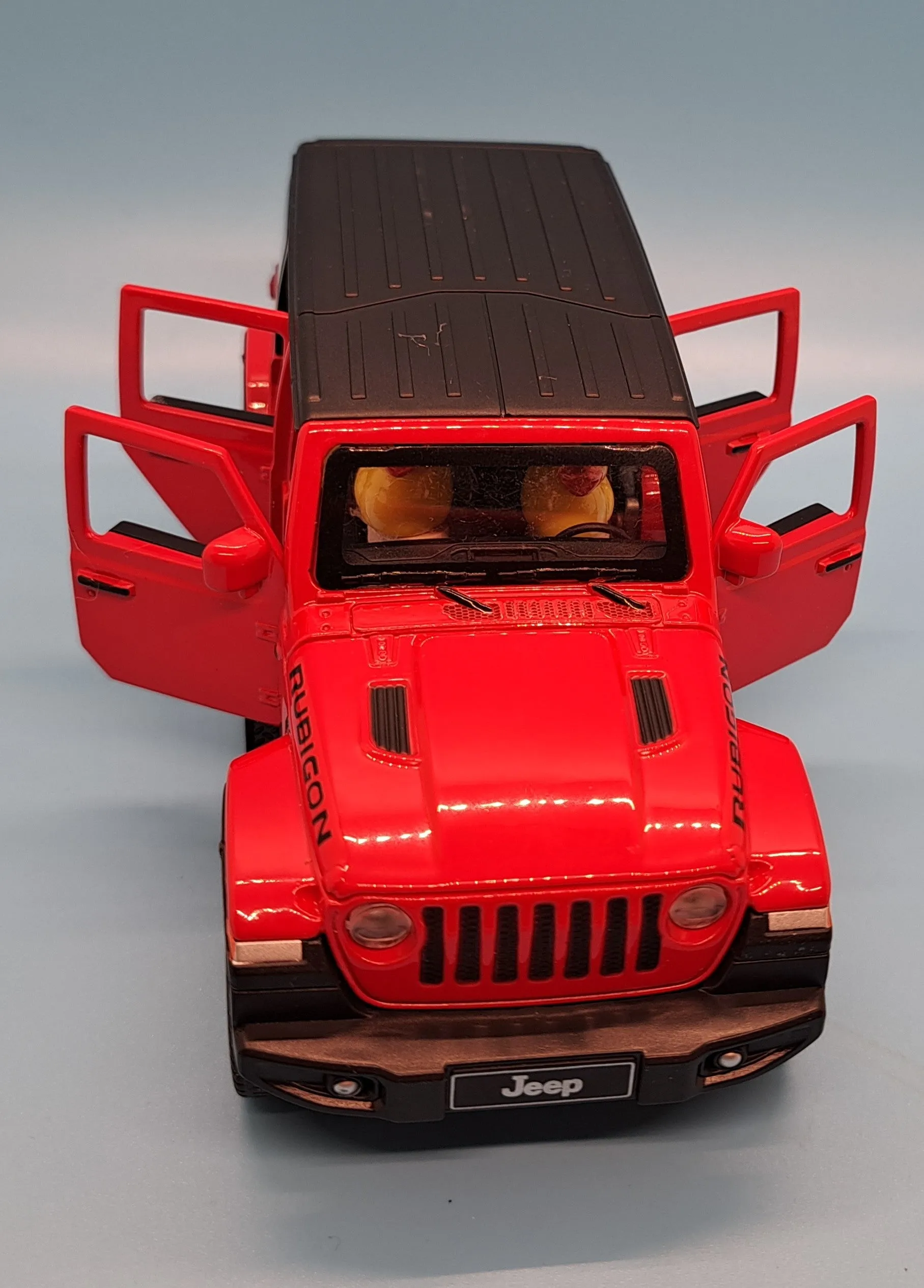 Duck Driven die cast model Jeep Wrangler