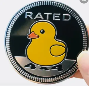 Duck rated 4x4 badge