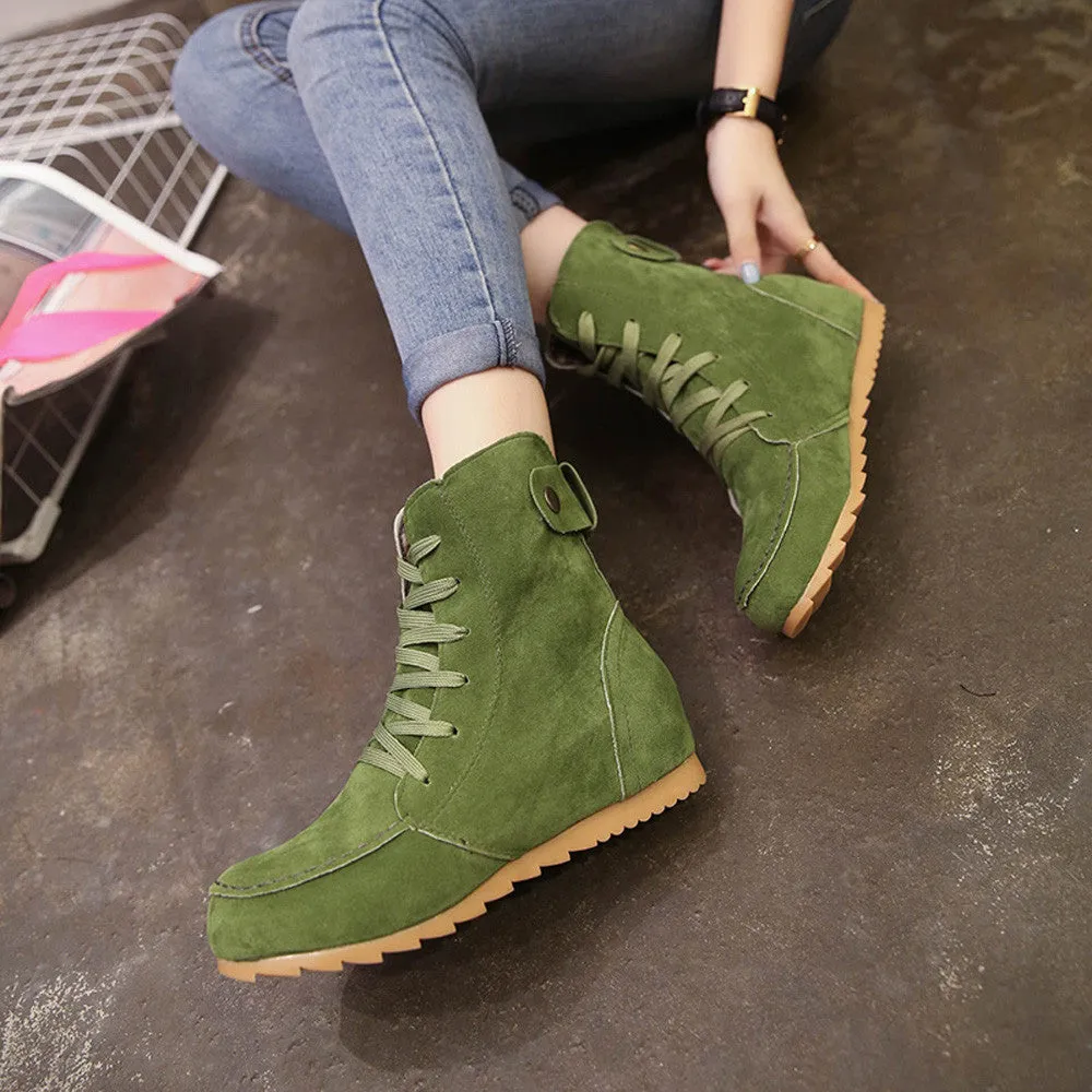 Flat Ankle Snow Motorcycle Boots