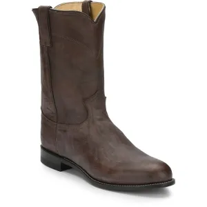 Justin Boots Jackson 10" Roper Boot | Style  3162 Color Dark Brown