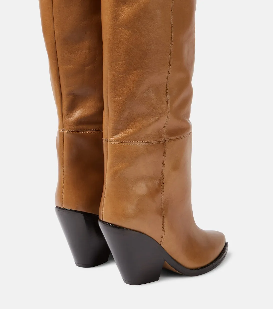 Lalex Isabel Marant leather boots, beige