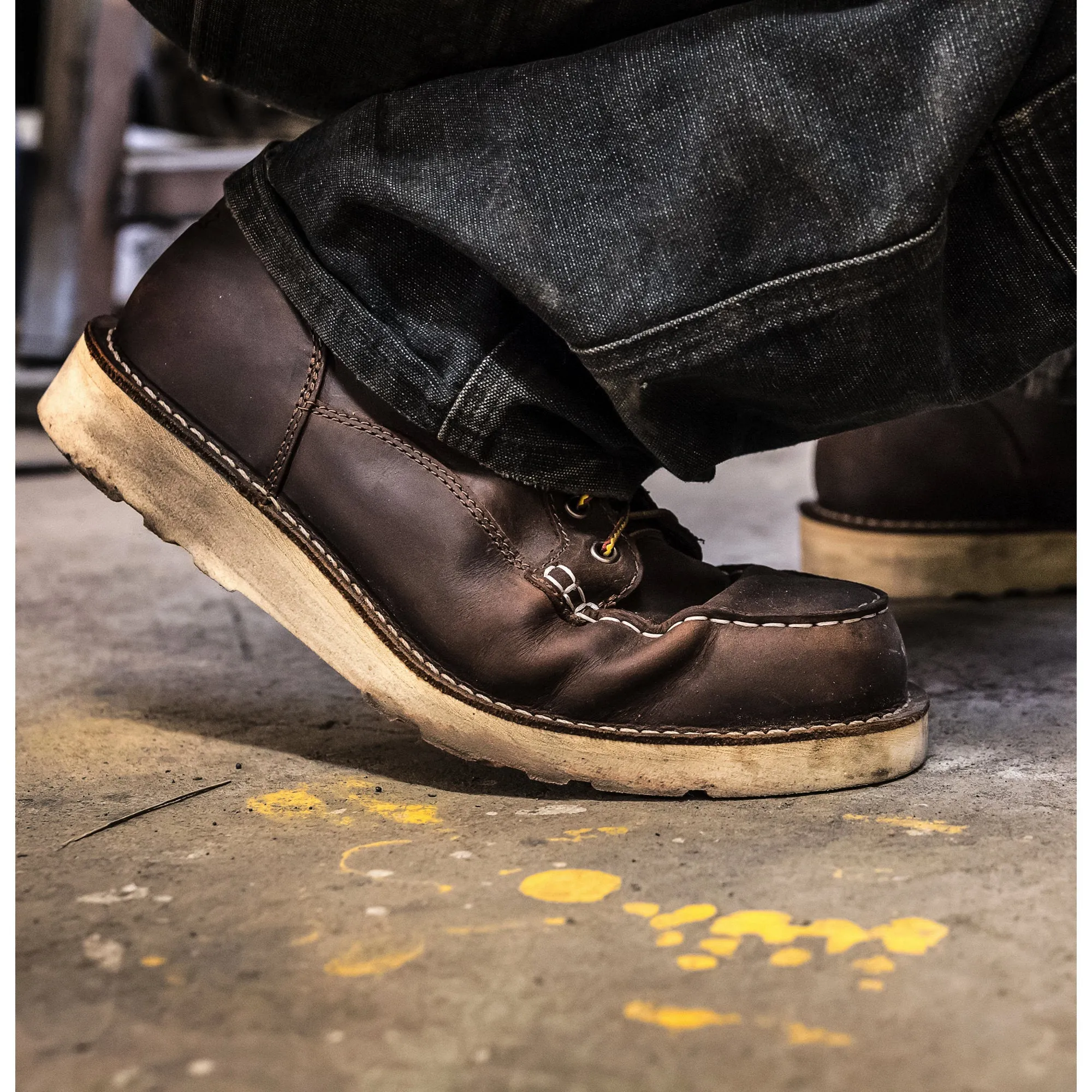Men's Bull Run Moc Toe 6" Steel Toe Boot