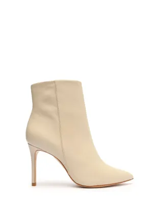 Mikki Mid Leather Boot - Oyster