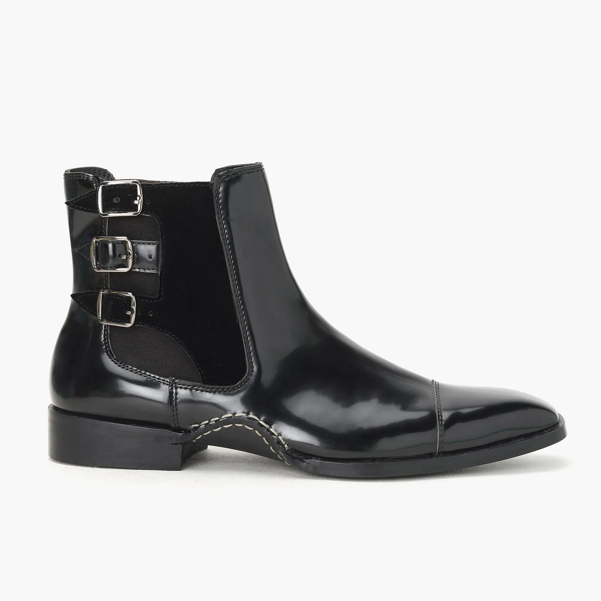 MONK STRAP BOOTS