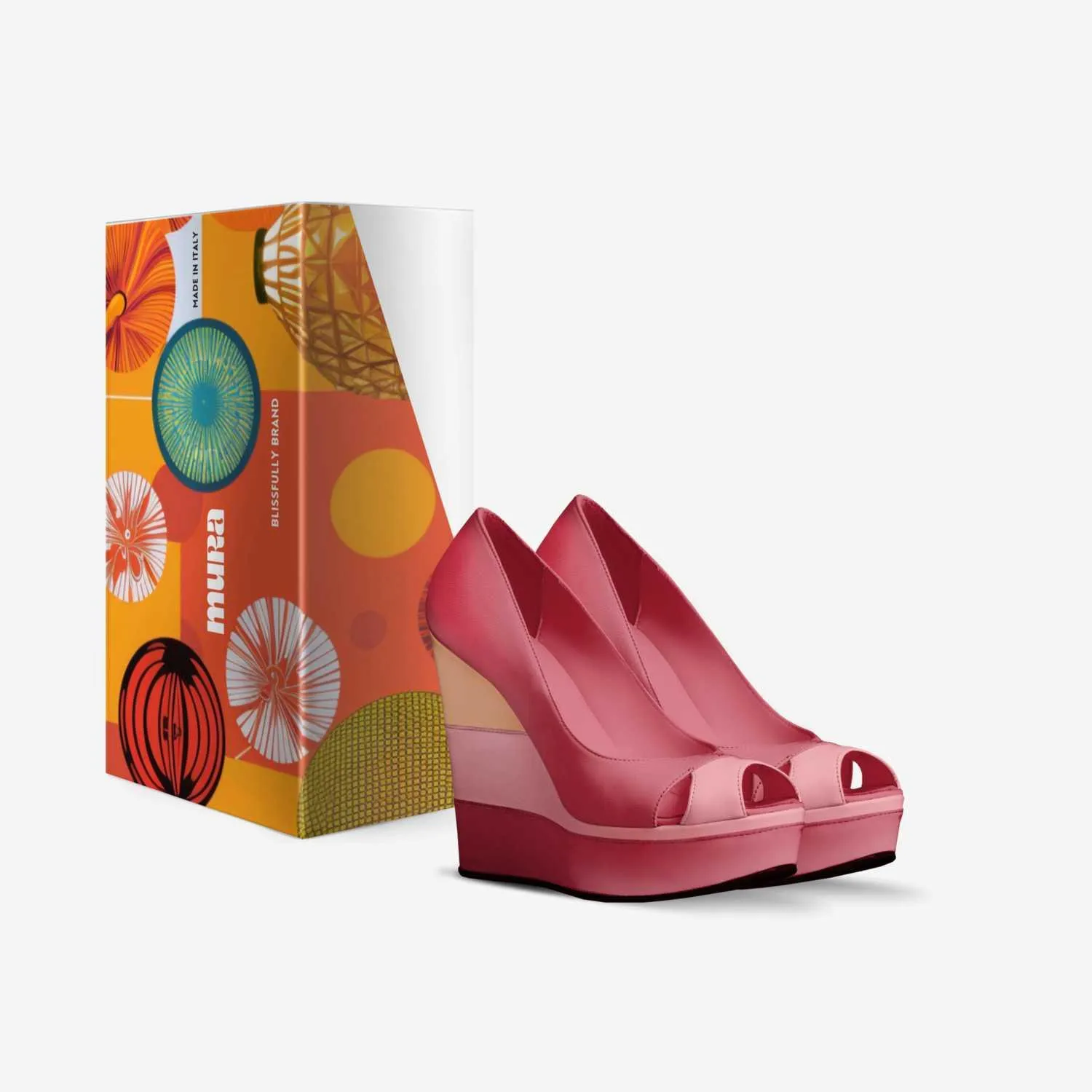 Mura Open Toe Wedge Platform