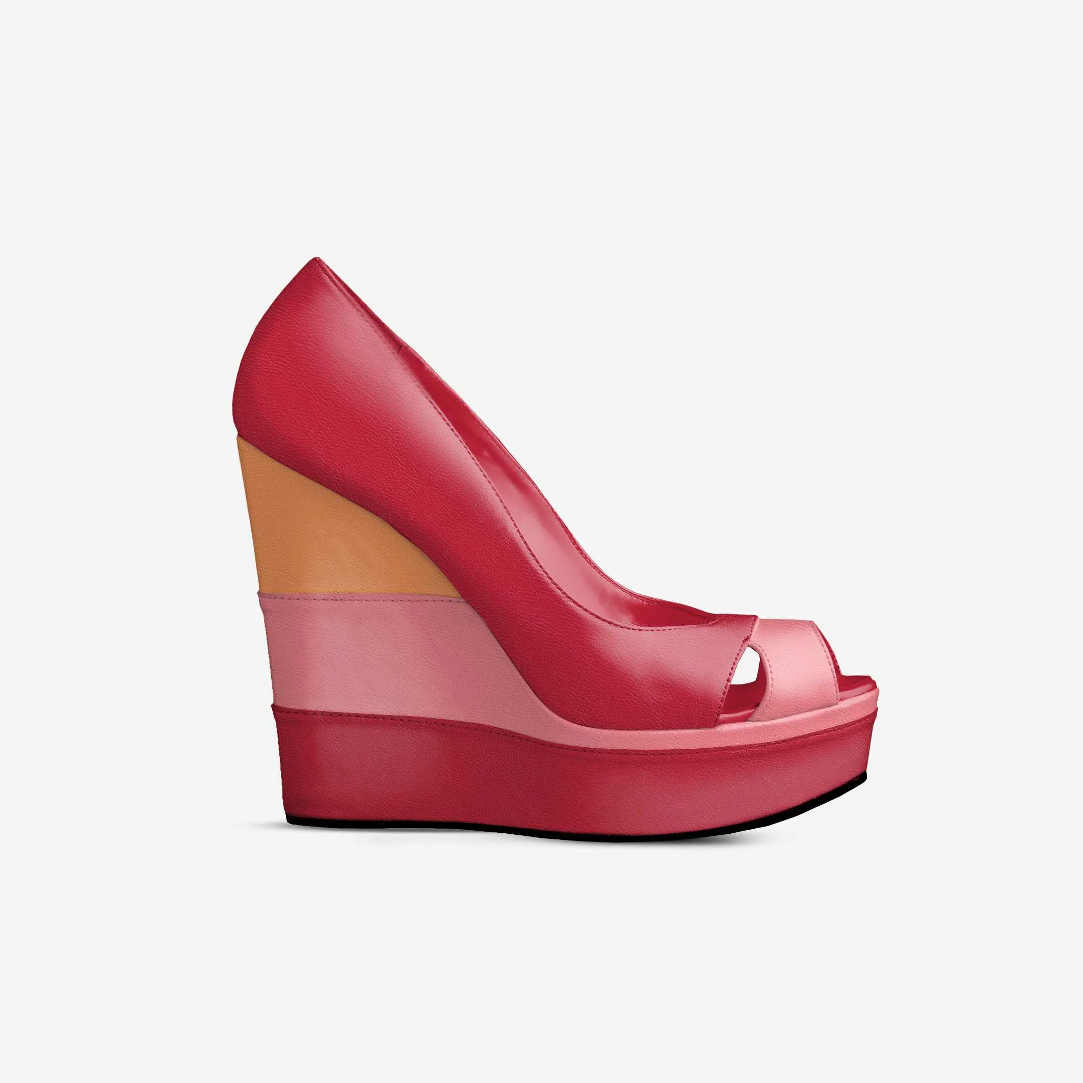 Mura Open Toe Wedge Platform