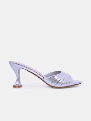 Mynaal Dazzle Women's Spool Heel Sandals