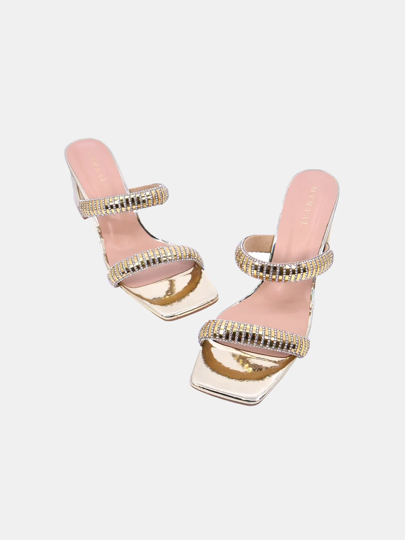 Mynaal Zenni Women's Block Heel Sandals