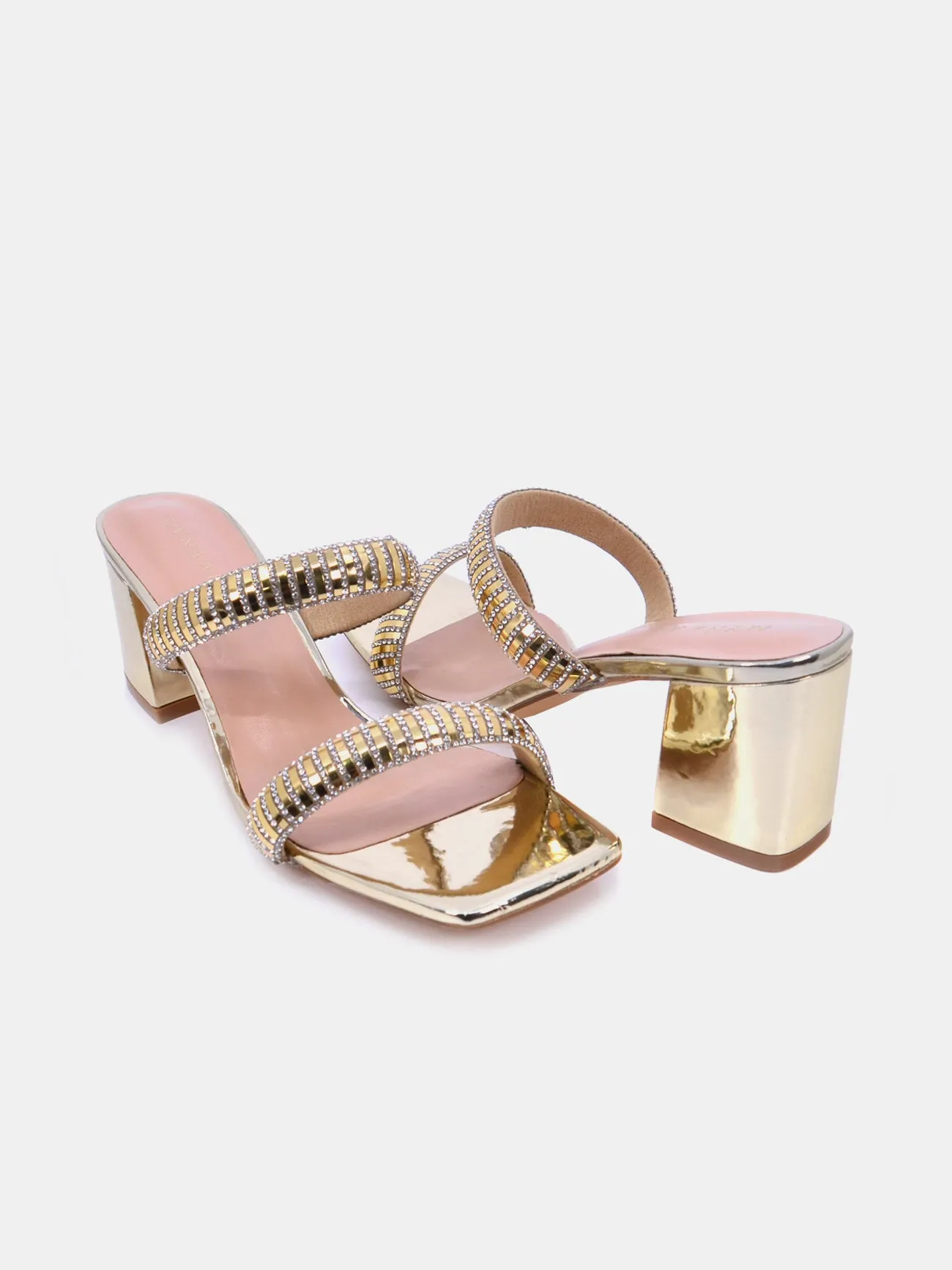 Mynaal Zenni Women's Block Heel Sandals