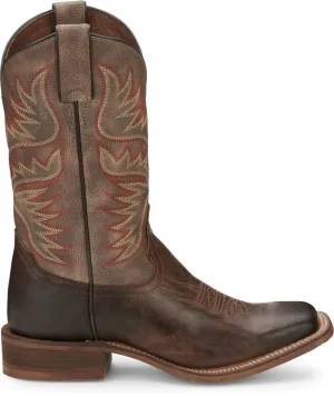 'Nocona' Women's 11" Sierra Western Square Toe - Antiqued Brown