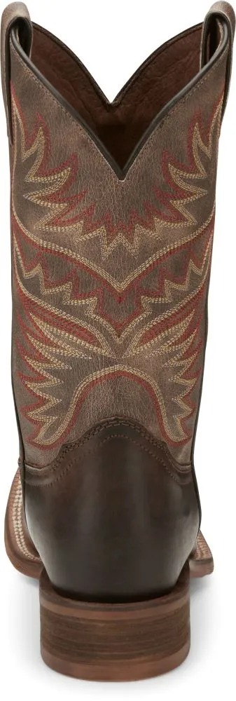 'Nocona' Women's 11" Sierra Western Square Toe - Antiqued Brown