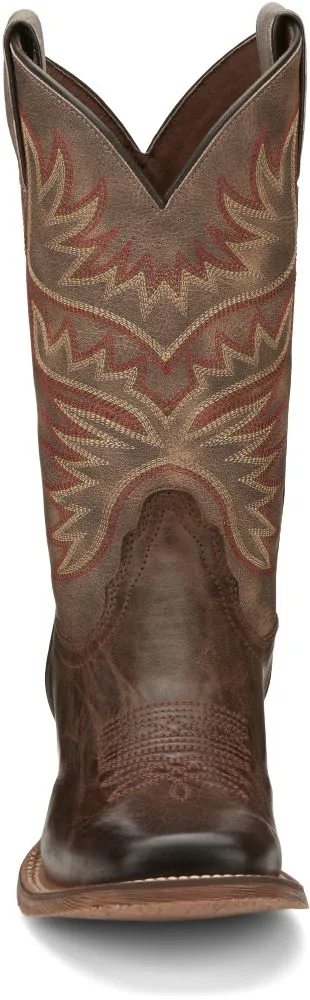 'Nocona' Women's 11" Sierra Western Square Toe - Antiqued Brown