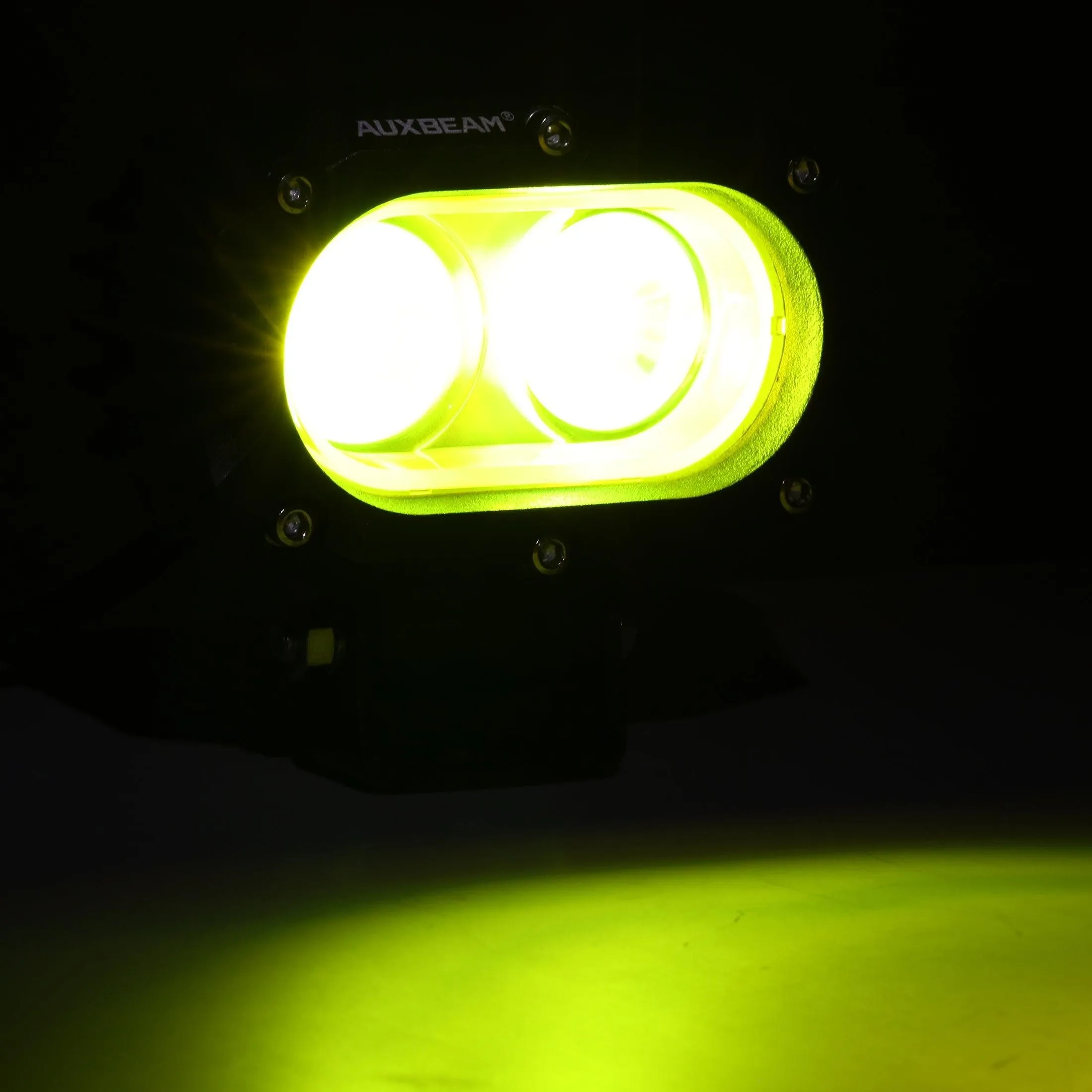 R4 Series | 4 Inch 60W LED Pods Light Flood Beam Amber Light