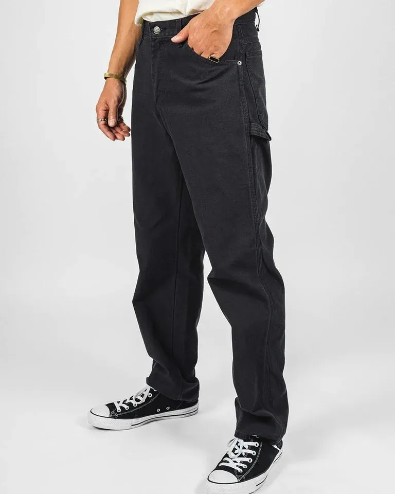 Relaxed Fit Duck Jean - Rinsed Black