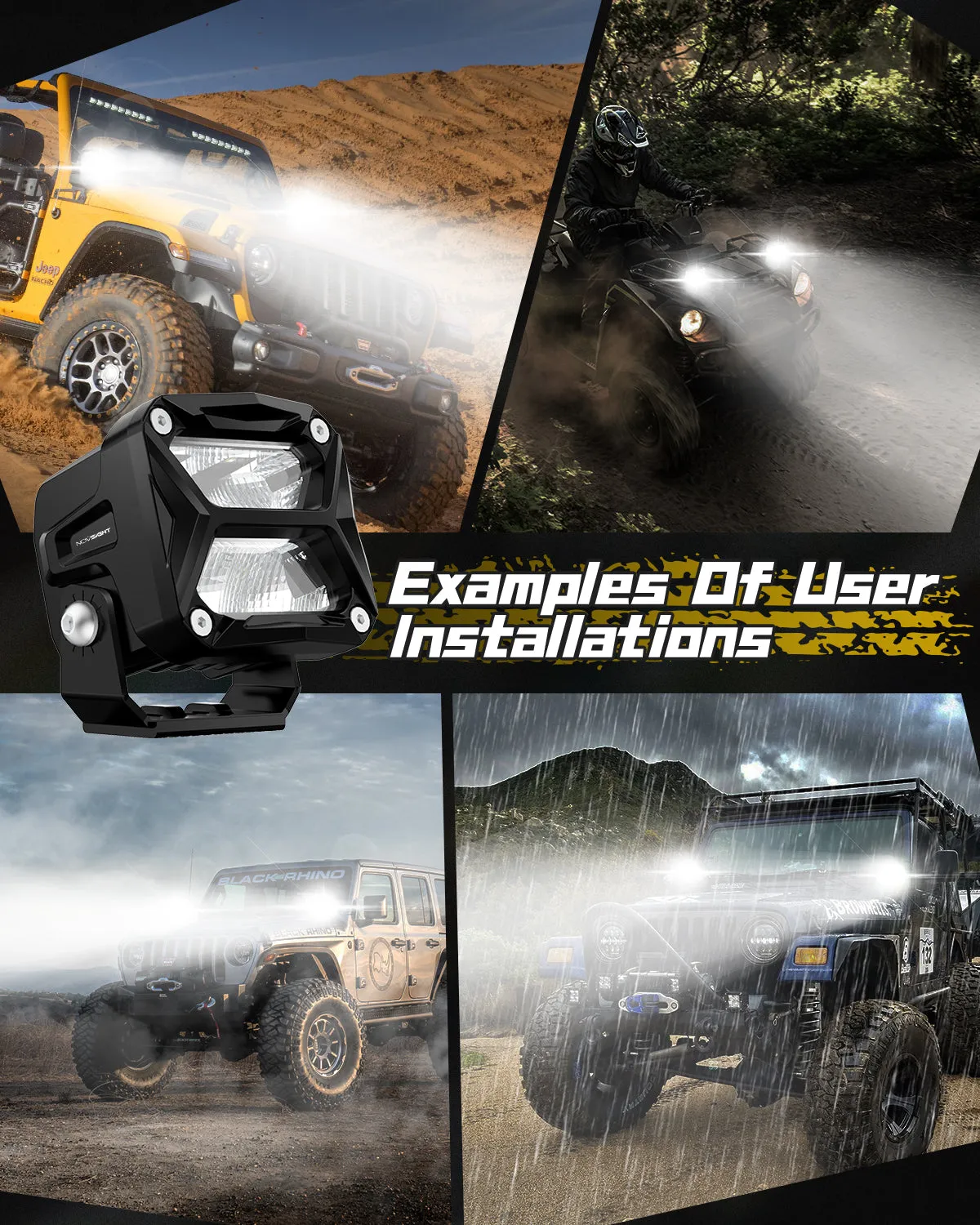 Rock Series | 3-inch LED Pod Lights Driving Lights