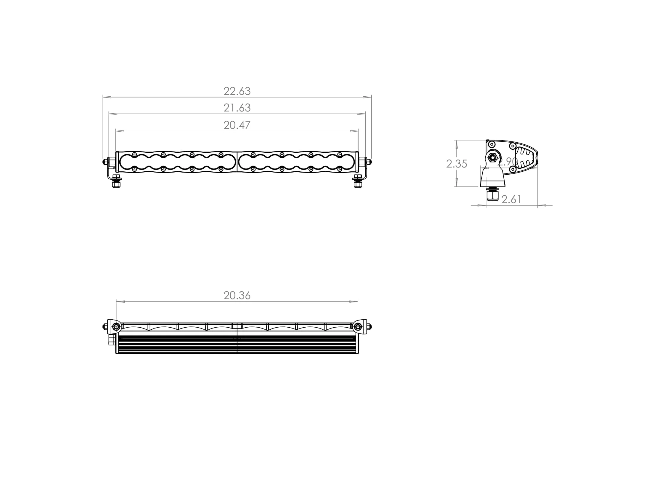 S8, 20" Driving/Combo LED Light Bar