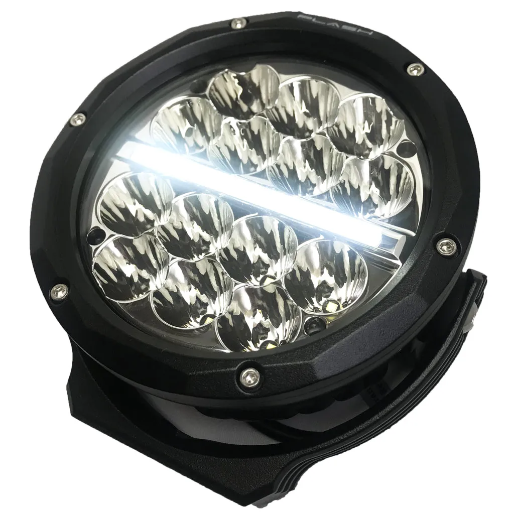 SOL-V   6" Round LED Driving Light with DRL