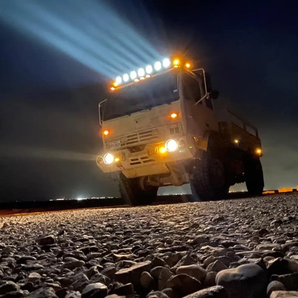 SOL-V   6" Round LED Driving Light with DRL