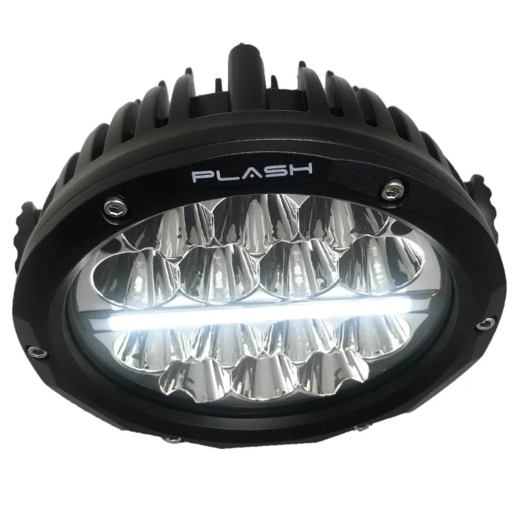 SOL-V   6" Round LED Driving Light with DRL