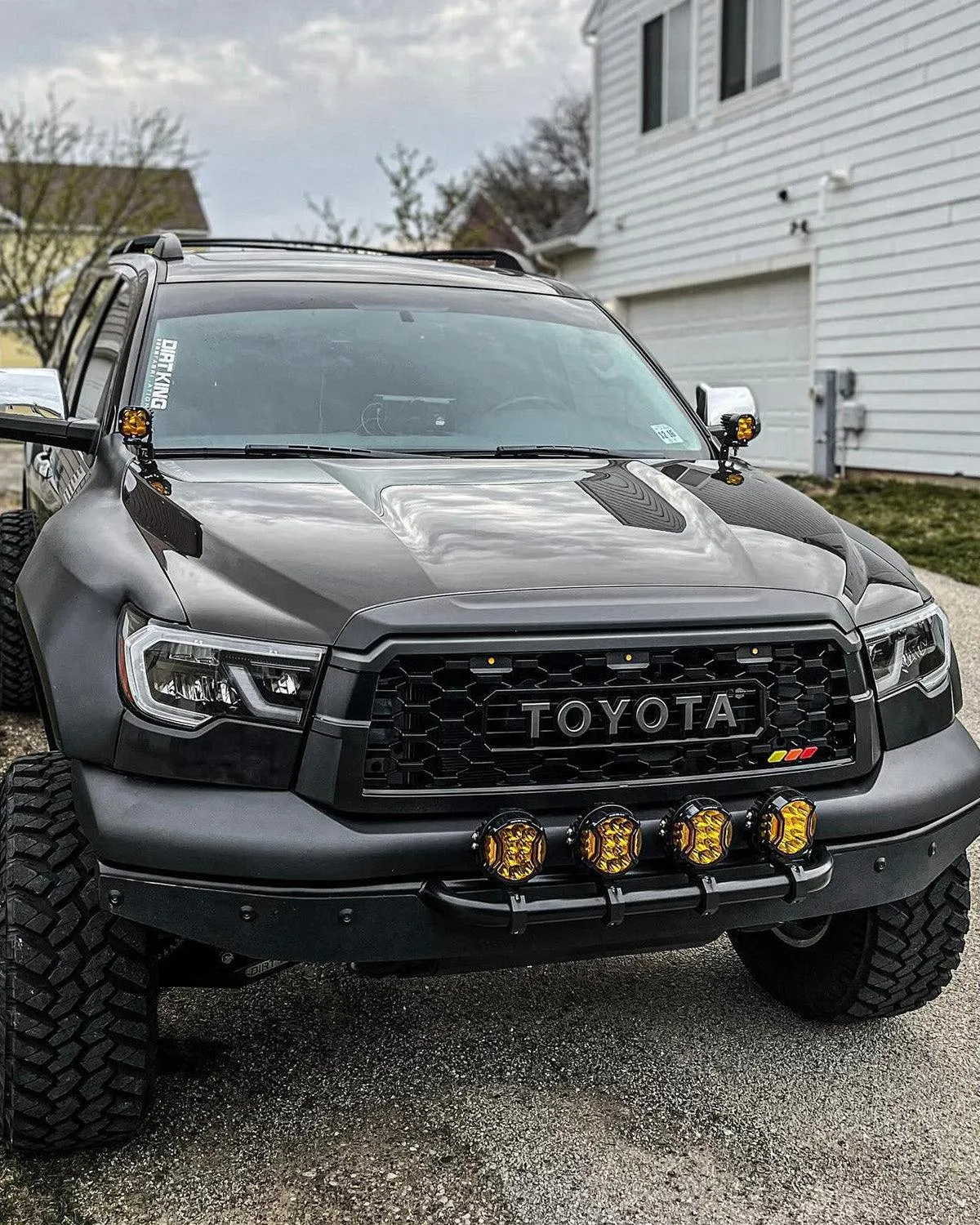 V-ULTRA Series | 5 Inch 172W LED Side Shooter Amber/White Pod Lights with Amber DRL