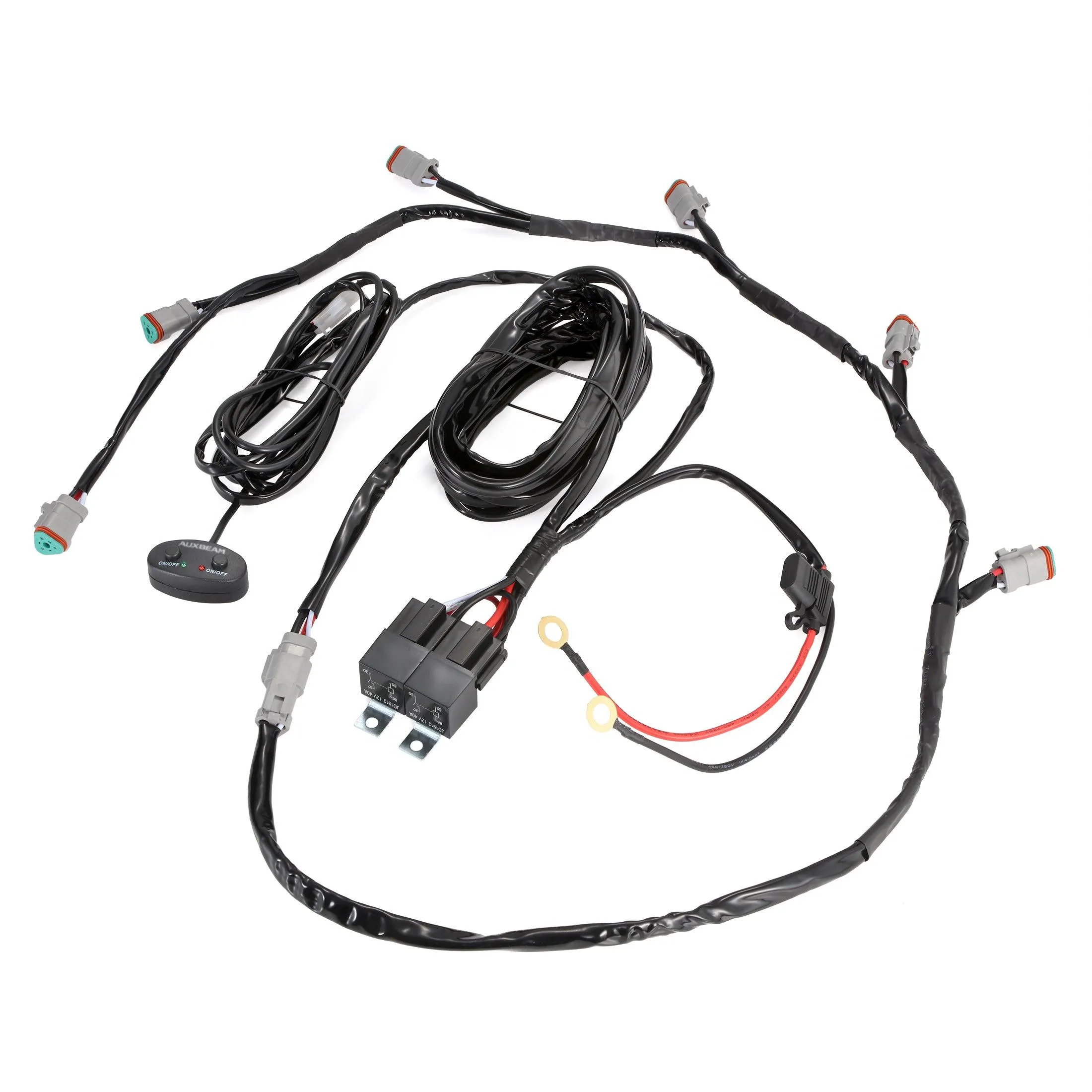 V-ULTRA Series | 5 Inch 172W LED Side Shooter Amber/White Pod Lights with Amber DRL