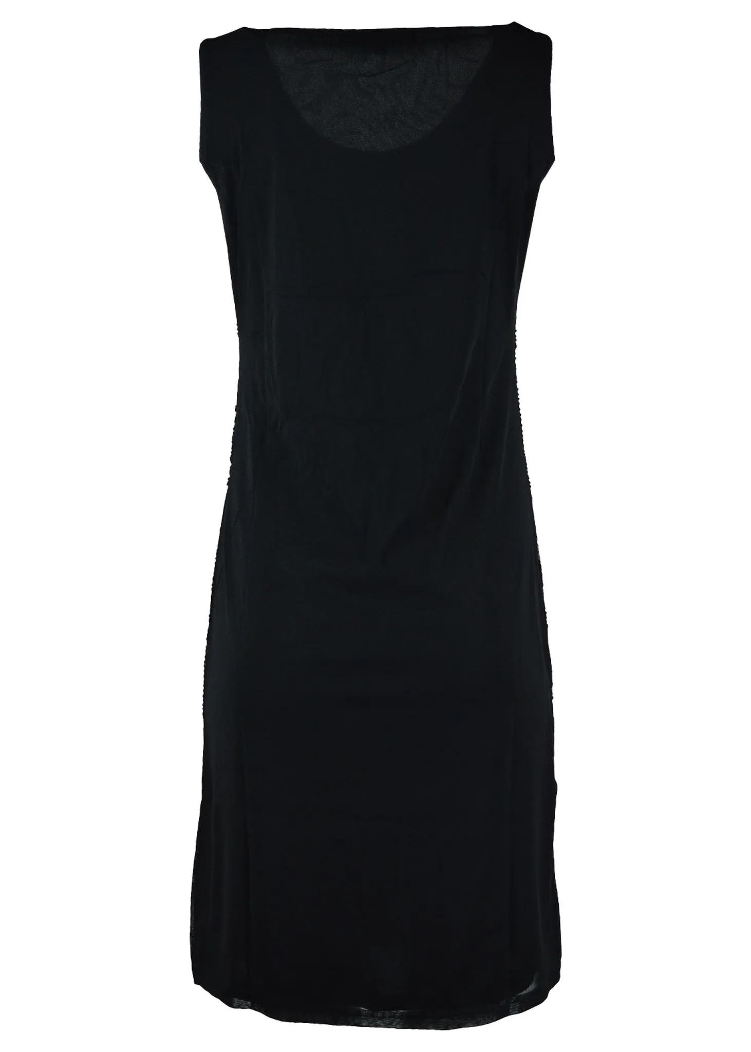 womens-black-sleeveless-flower-embroidery-mini-chinlon-dress